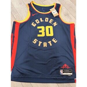Nike Steph Curry Golden State Warriors Swingman City Basketball Jersey, Size XXL
